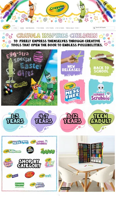 Brand Store for Amazon.com  Crayola