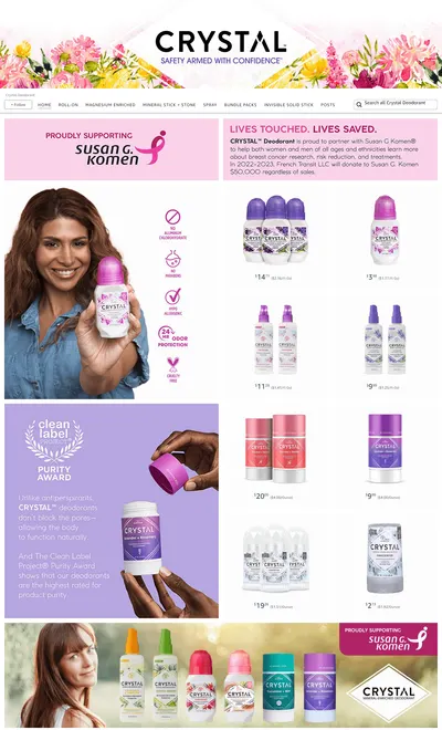Brand Store for Amazon.com  Crystal Deodorant