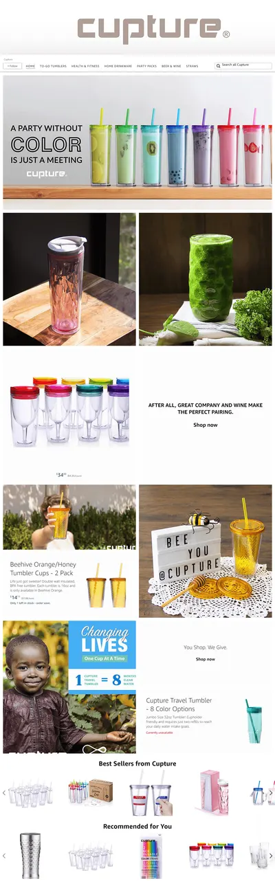 Brand Store for Amazon.com  Cupture
