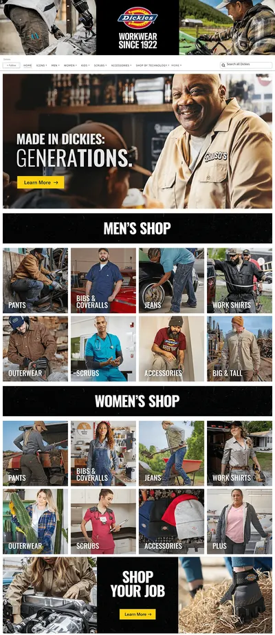 Brand Store for Amazon.com  Dickies