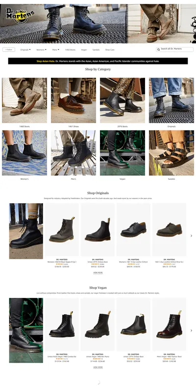 Brand Store for Amazon.com  Dr. Martens