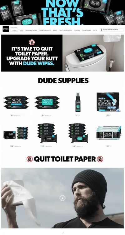 Brand Store for Amazon.com  Dude Products