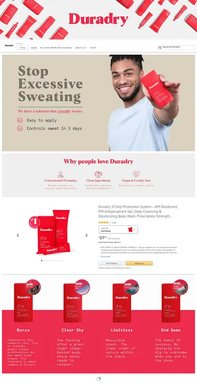 Brand Store for Amazon.com  Duradry