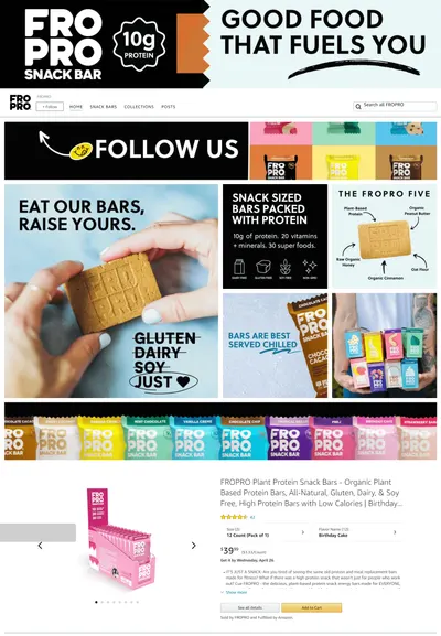 Brand Store for Amazon.com  FROPRO