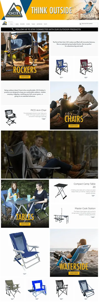 Brand Store for Amazon.com  GCI Outdoor