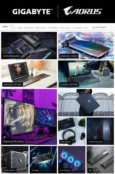 Brand Store for Amazon.com  GIGABYTE