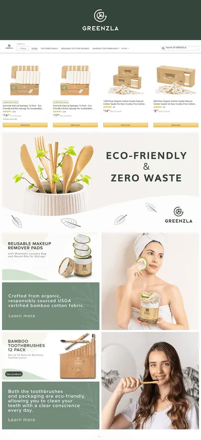 Brand Store for Amazon.com  GREENZLA