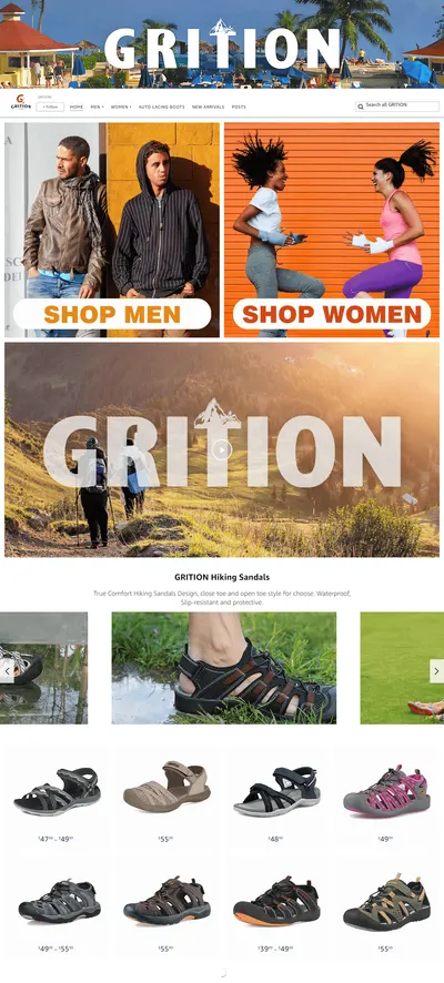 Brand Store for Amazon.com  GRITION