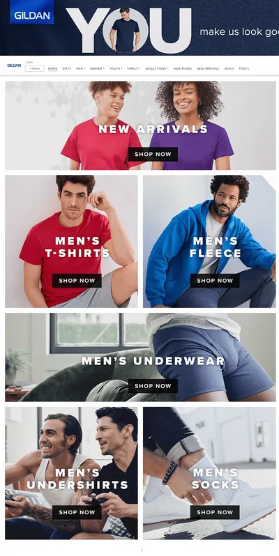 Brand Store for Amazon.com  Gildan