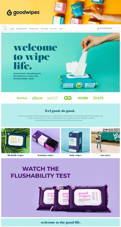 Brand Store for Amazon.com  Goodwipes