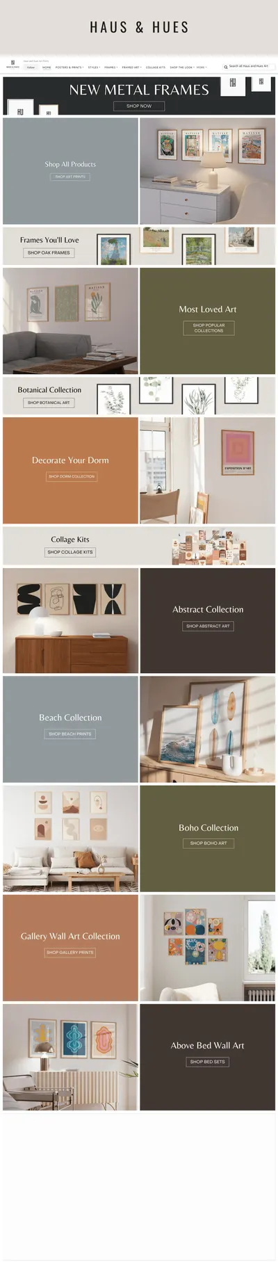 Brand Store for Amazon.com  Haus and Hues Art Prints