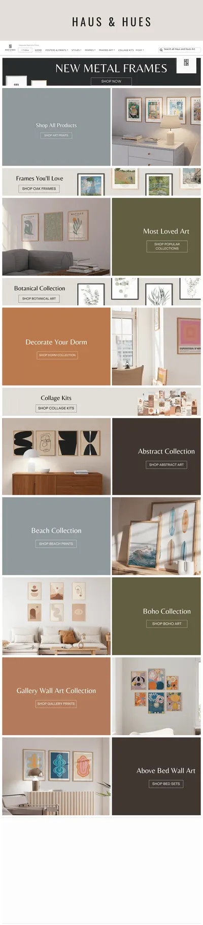 Brand Store for Amazon.com  Haus and Hues Art Prints