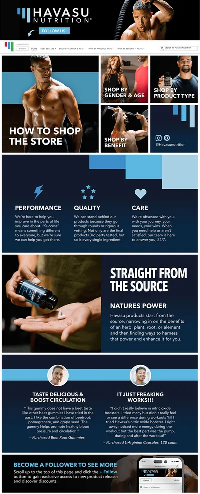Brand Store for Amazon.com  Havasu Nutrition