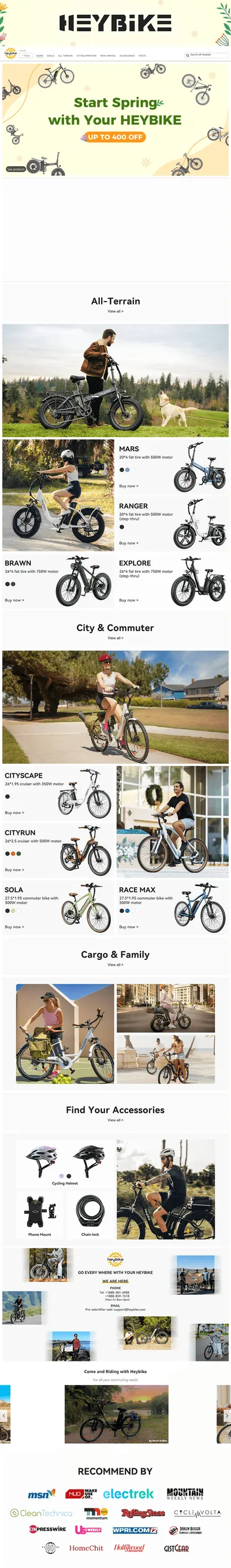 Brand Store for Amazon.com  Heybike