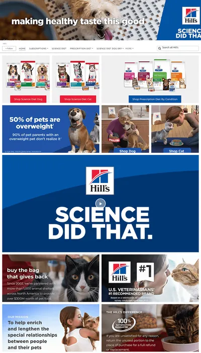 Brand Store for Amazon.com  Hill s