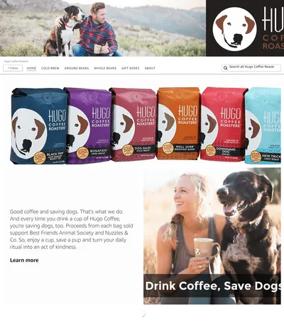 Brand Store for Amazon.com  Hugo Coffee Roasters