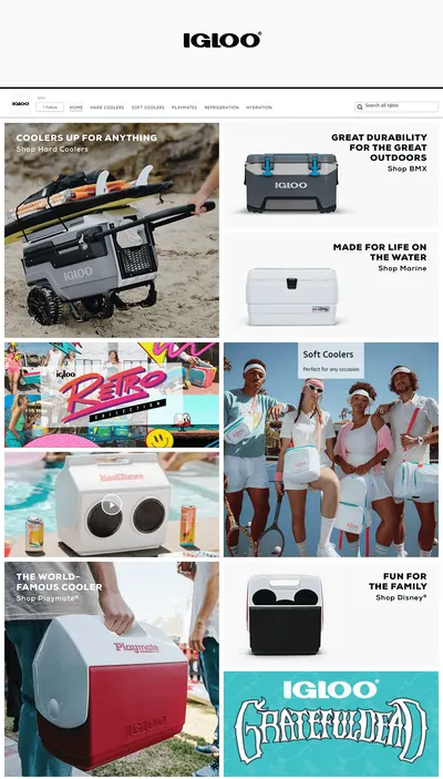 Brand Store for Amazon.com  Igloo