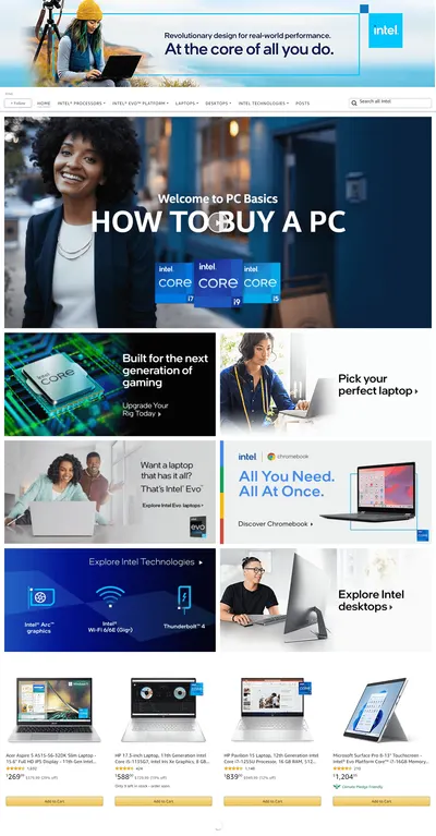 Brand Store for Amazon.com  Intel