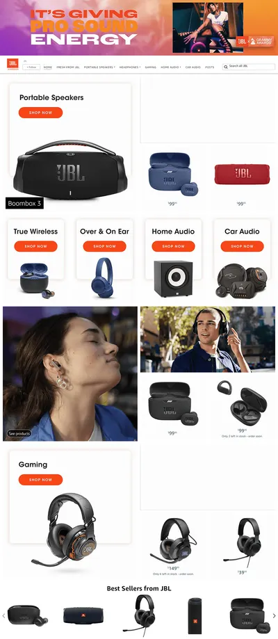 Brand Store for Amazon.com  JBL