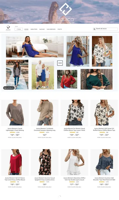 Brand Store for Amazon.com  Jouica