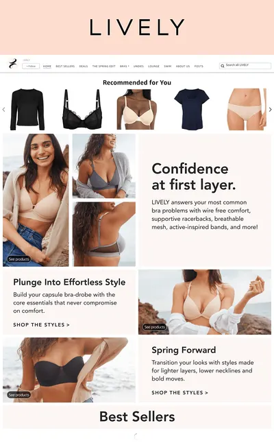 Brand Store for Amazon.com  LIVELY