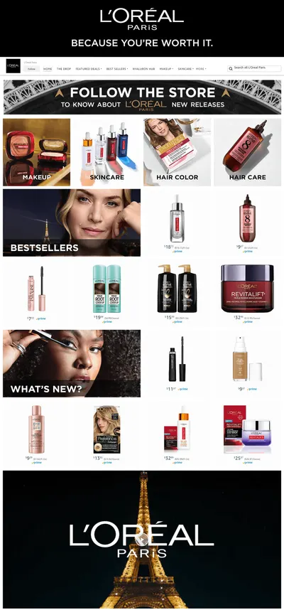 Brand Store for Amazon.com  L'Oreal Paris