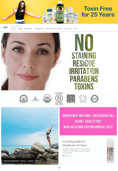 Brand Store for Amazon.com  Lafe's Natural Body Care