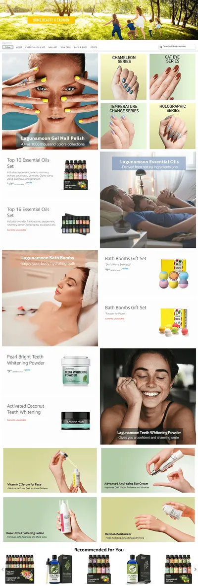 Brand Store for Amazon.com  Lagunamoon