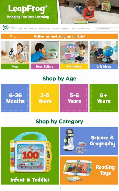 Brand Store for Amazon.com  LeapFrog