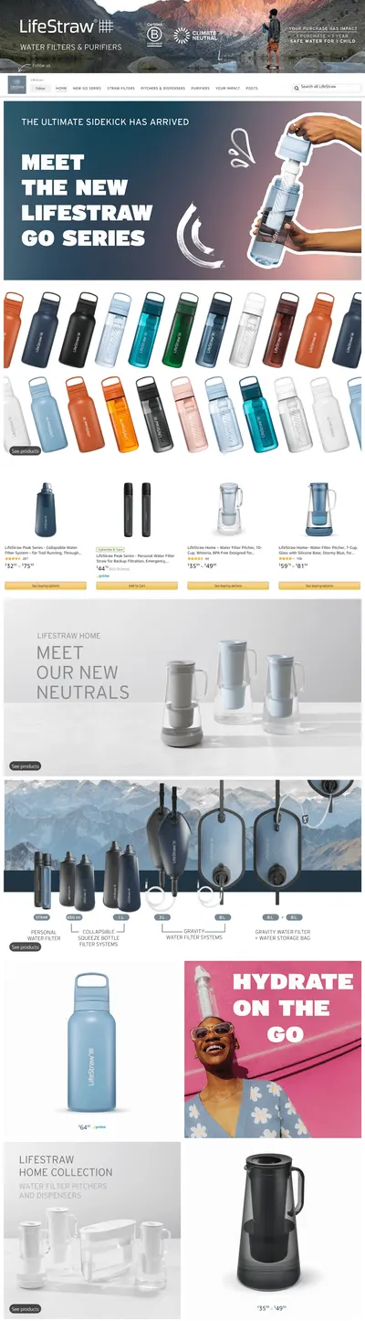 Brand Store for Amazon.com  LifeStraw