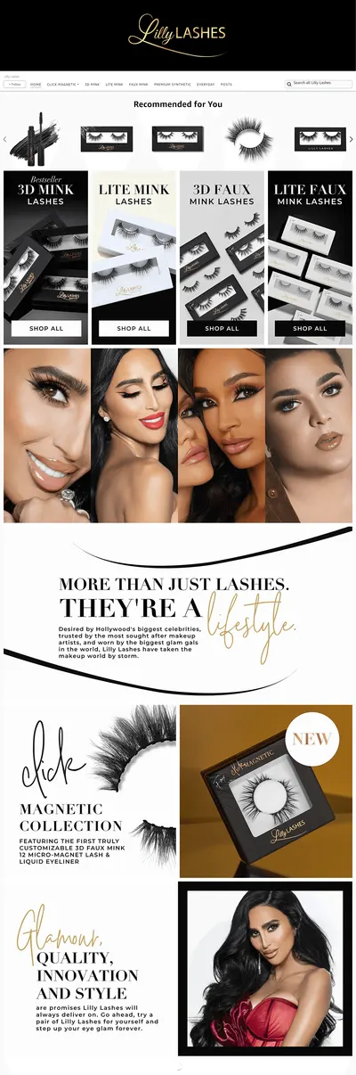Brand Store for Amazon.com  Lilly Lashes