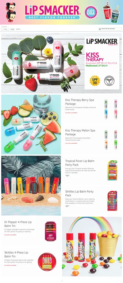 Brand Store for Amazon.com  Lip Smacker
