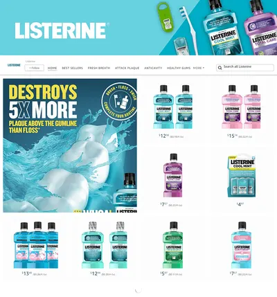 Brand Store for Amazon.com  Listerine