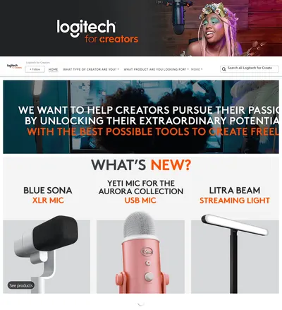 Brand Store for Amazon.com  Logitech for Creators