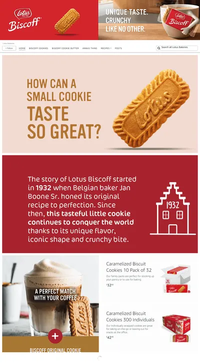 Brand Store for Amazon.com  Lotus Bakeries