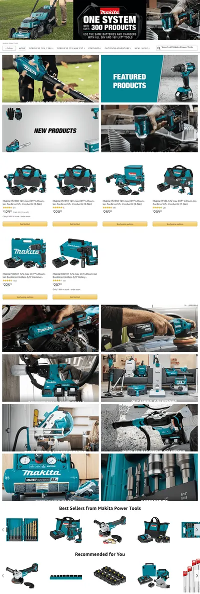 Brand Store for Amazon.com  Makita Power Tools