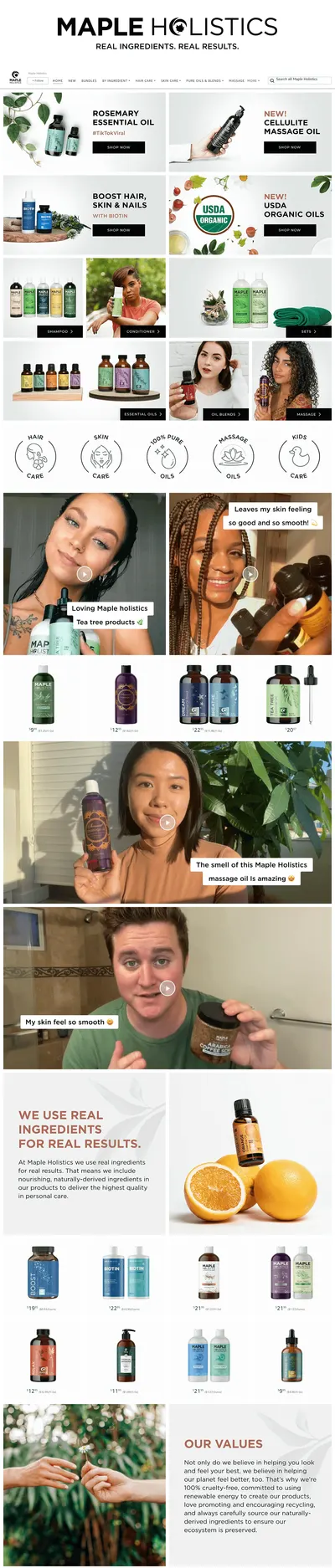 Brand Store for Amazon.com  Maple Holistics