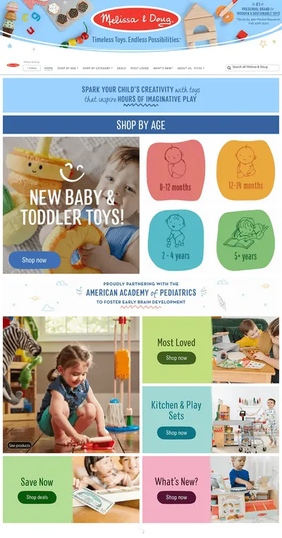 Brand Store for Amazon.com  Melissa   Doug