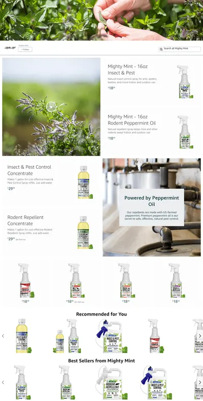 Brand Store for Amazon.com  Mighty Mint