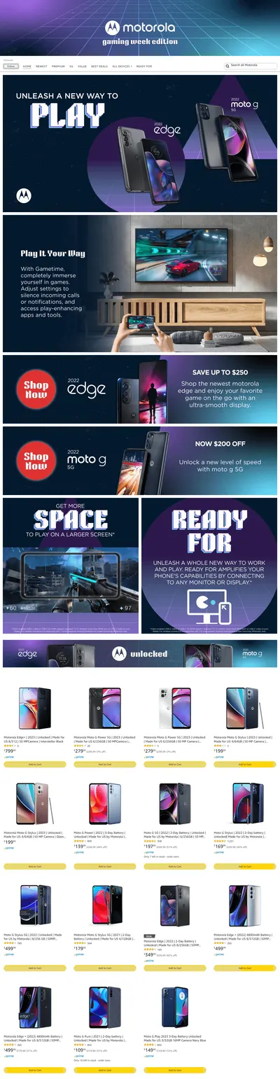 Brand Store for Amazon.com  Motorola
