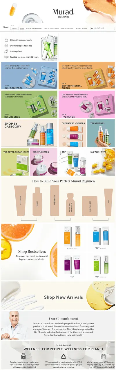 Brand Store for Amazon.com  Murad