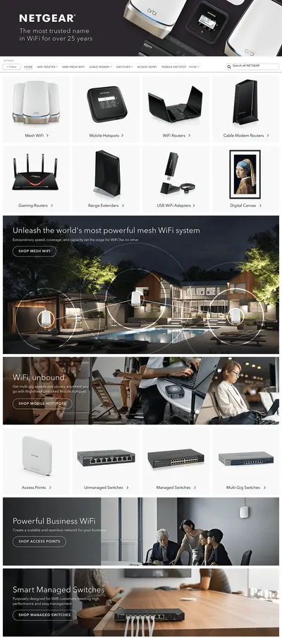 Brand Store for Amazon.com  NETGEAR