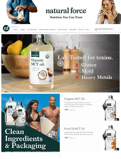 Brand Store for Amazon.com  Natural Force