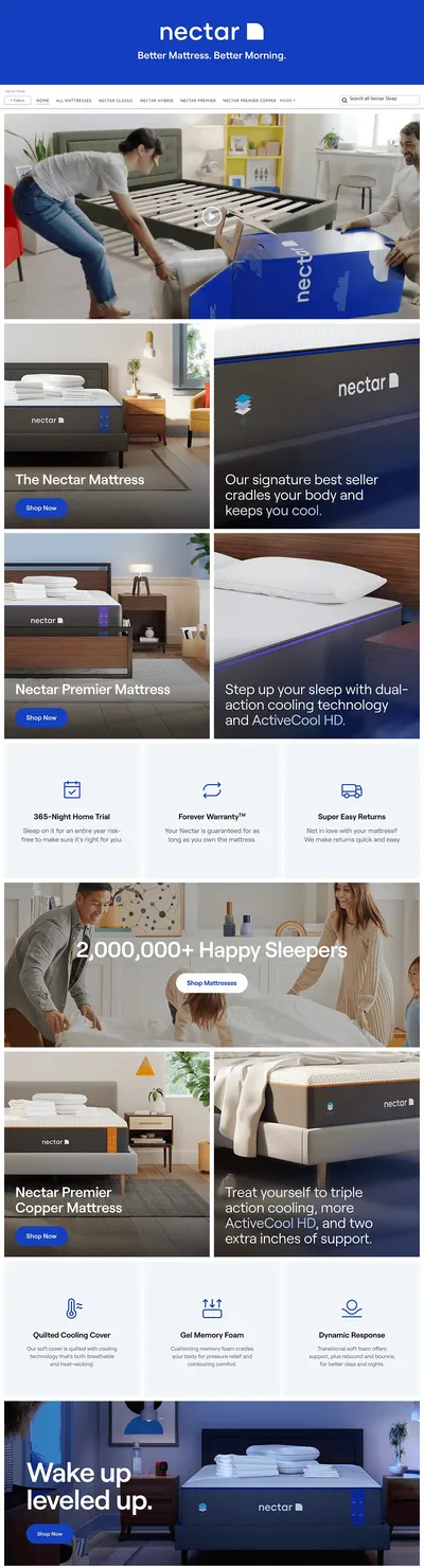 Brand Store for Amazon.com  Nectar Sleep