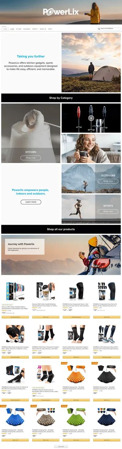 Brand Store for Amazon.com  POWERLIX