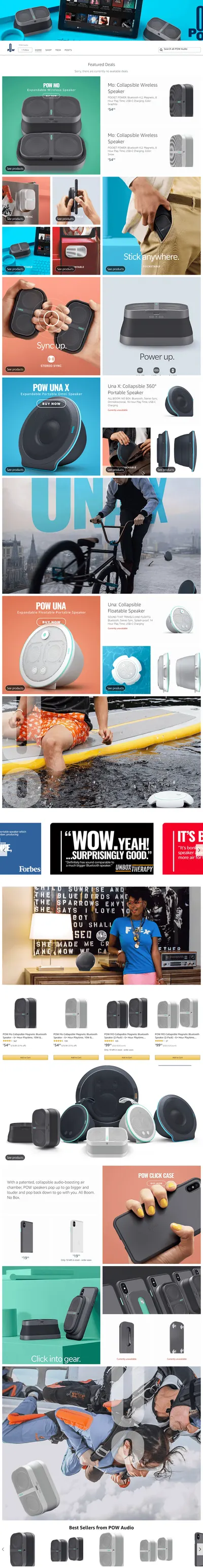 Brand Store for Amazon.com  POW Audio
