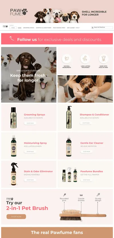 Brand Store for Amazon.com  Pawfume