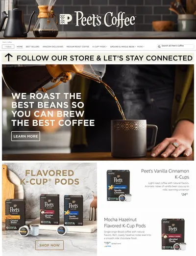 Brand Store for Amazon.com  Peet’s Coffee