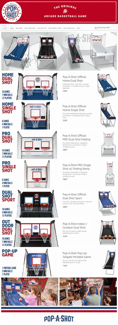 Brand Store for Amazon.com  Pop-A-Shot
