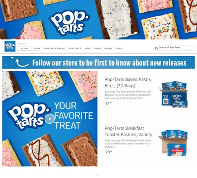 Brand Store for Amazon.com  Pop-Tarts